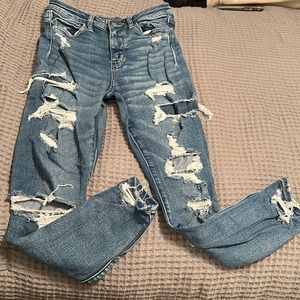 High-rise jegging jeans